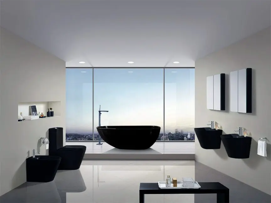 Toilet in luxury Bathroom
