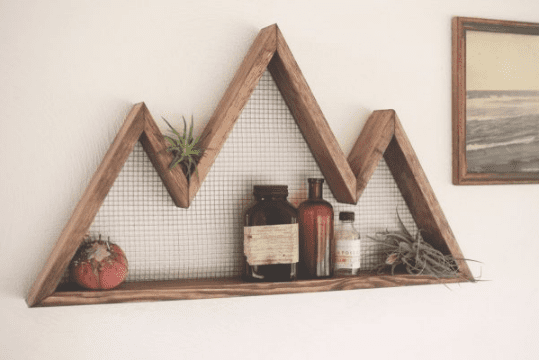 Mountain Wall Shelf