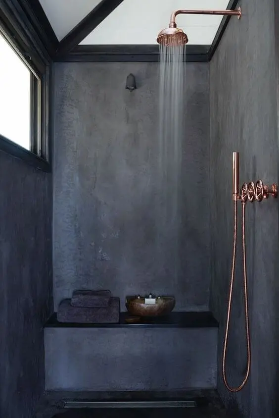Copper faucet shower and mixer