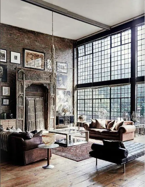 Window in living room to give a vintage look
