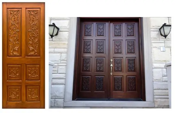 Carved Wooden Door