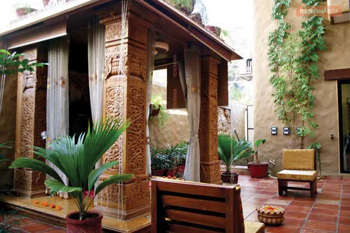 Location Idea-Outdoor Space Puja Room
