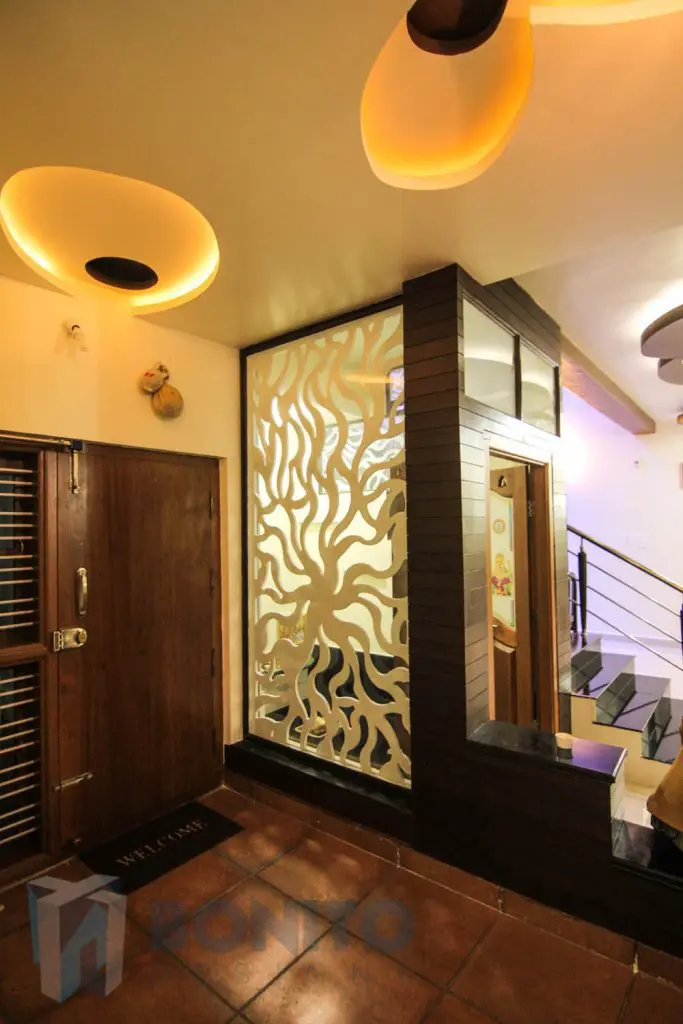 Location Idea - Puja room in Living Room near Entrance