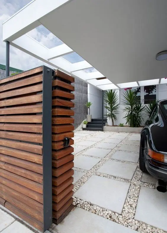 Car Portico - Semi Open Space 1