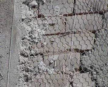 Chicken Mesh between RCC and Masonary Wall