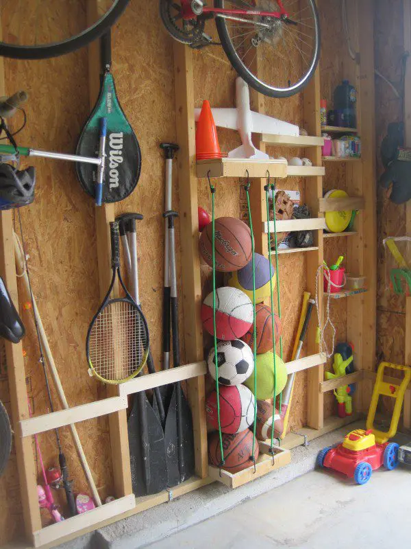 Gym and Sports Equipemtn in Free Standing Car Garage