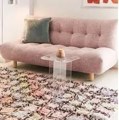 Improvising Sofa using Rugs