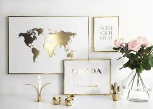 How can Gold colour Improve interiors
