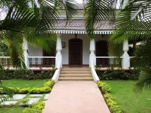Portuguese styled house design in Goa