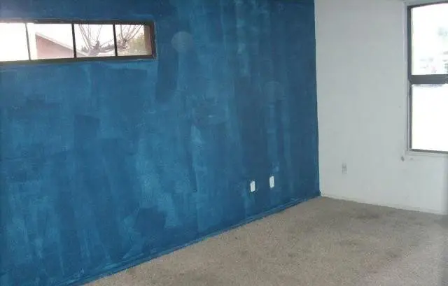 Patchiness or brush marks on Wall surface