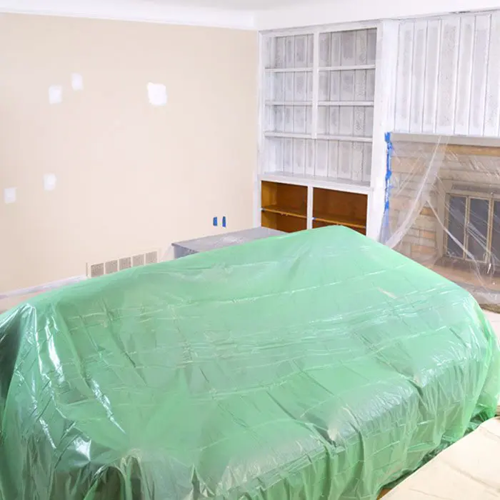 Preparation for Painting - Covering Furniture