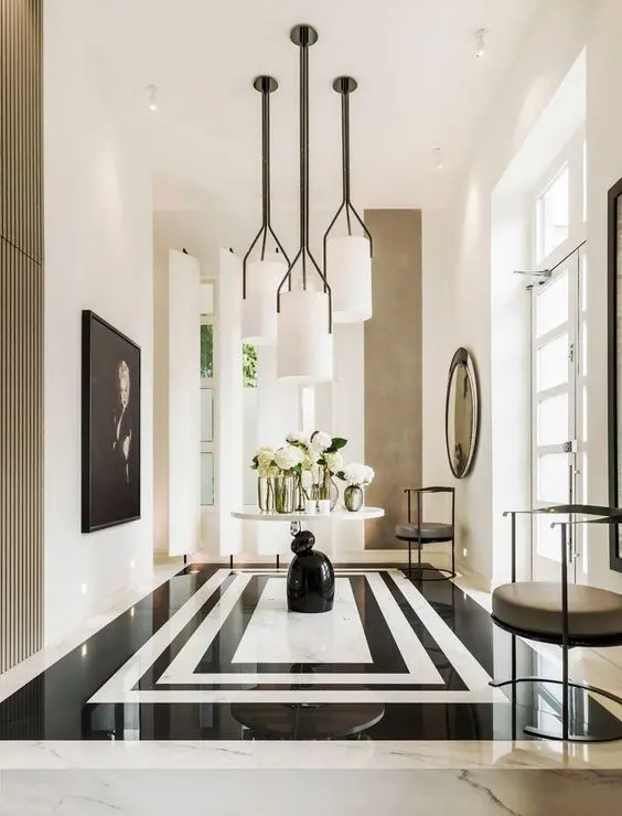 Contemporary style of architecture - alleviated lines, suggestive minimalism and neutral tone