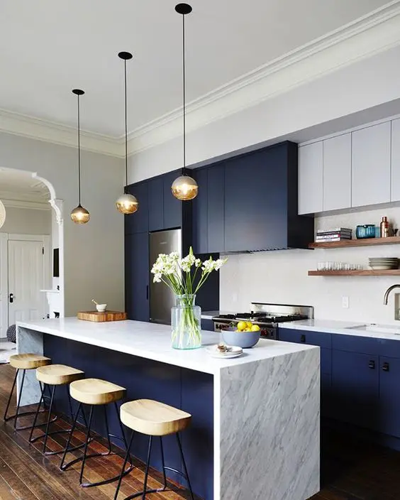 Mettalic coloured Lights used in Contemporary Interiors