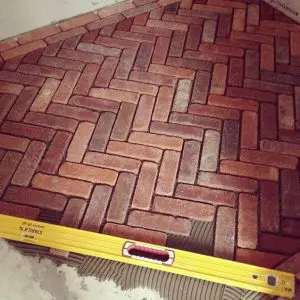 quite pocket friendly brick flooring