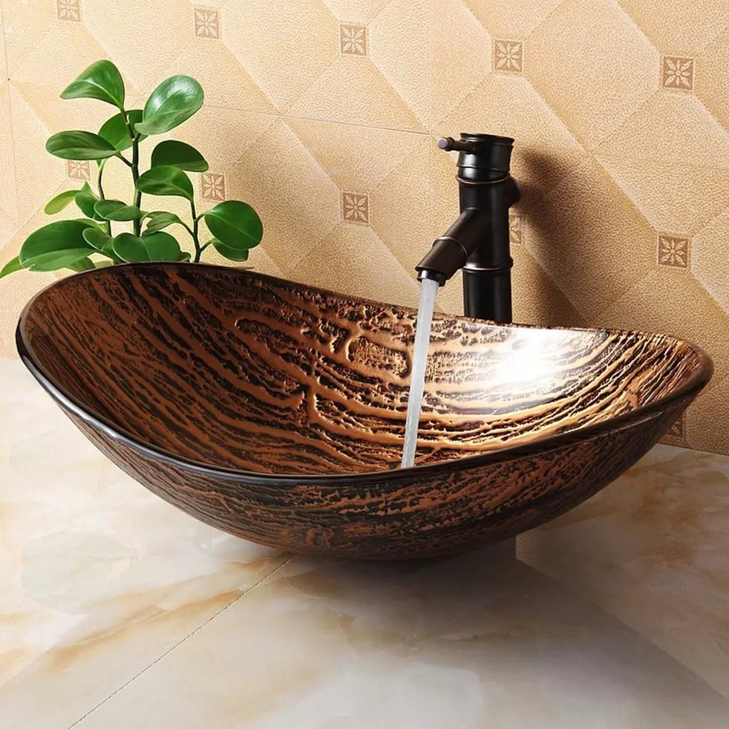 tempered-glass-hot-melt-multicolor-pattern-vessel-sink