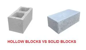 Hollow blocks vs Solid Blocks