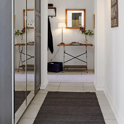 mirros in Hallways or Walkways