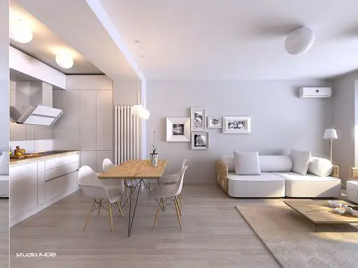 focal point in minimalist room