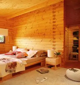 Pine wood wall panel