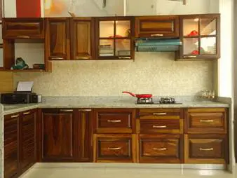 Sisso wood kitchen interiors
