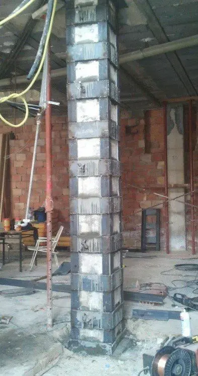 Steel jacking of Coloumns