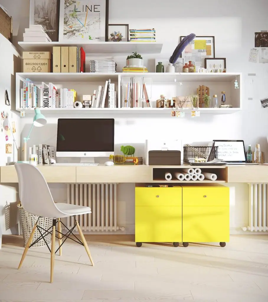 Enough Storage for a work desk at home