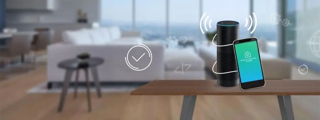 Home automation device connecting all devices together