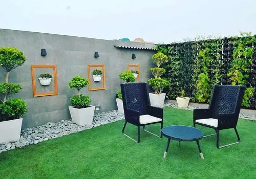 Terrace garden in a weekend homes-2