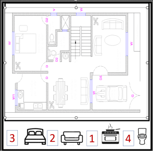 3 BHkHouse Plan