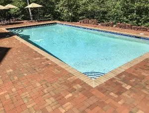 Brick pavement around the pool-1