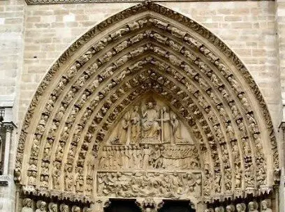 Pointed arch or gothic arch