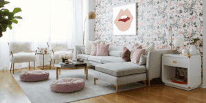 modern and clean gathering space with low seating