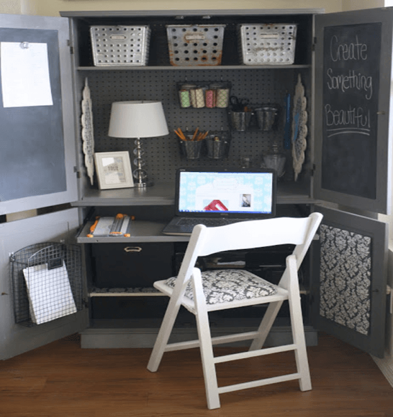Office inside a cupboard-1