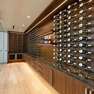 Bar or Wine cellar in basement area of a house