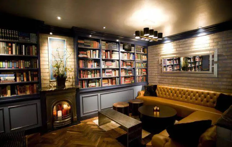 Study Table and Library made in basement area