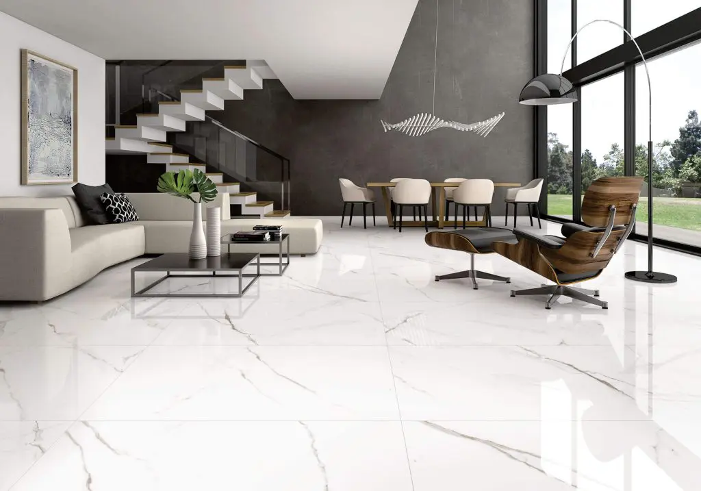 Satvari Marble Flooring In Indian Living Room