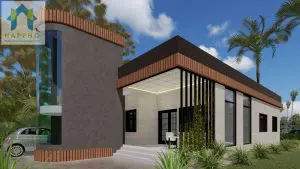 3d elevation design for north facing house plan