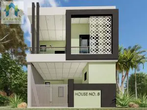 3d house plan for 3 bedroom house