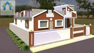 modern single floor house design