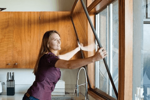 image of window glass in house