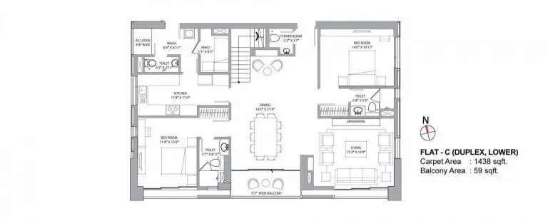 Location and orientation of duplex houses