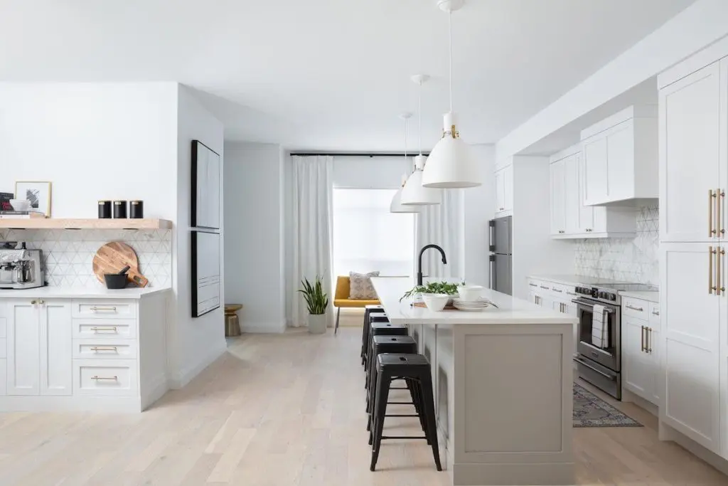 open kitchen in house