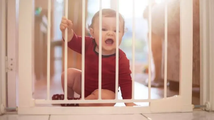 heat resistant gates for child's safety from electricity and fire