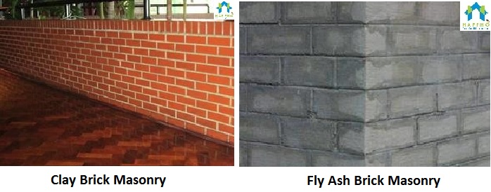 Clay brick masonry Fly Ash Brick Masonry