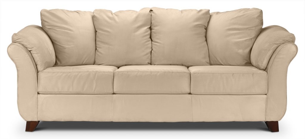 Cream leather Sofa