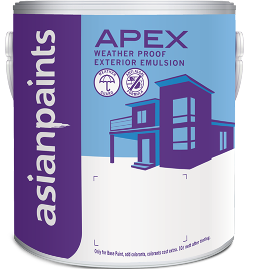 Get Best Quote for Asian Paints - Apex Weather proof Emulsion Online