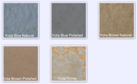 Different Colors of Kota Stone Flooring