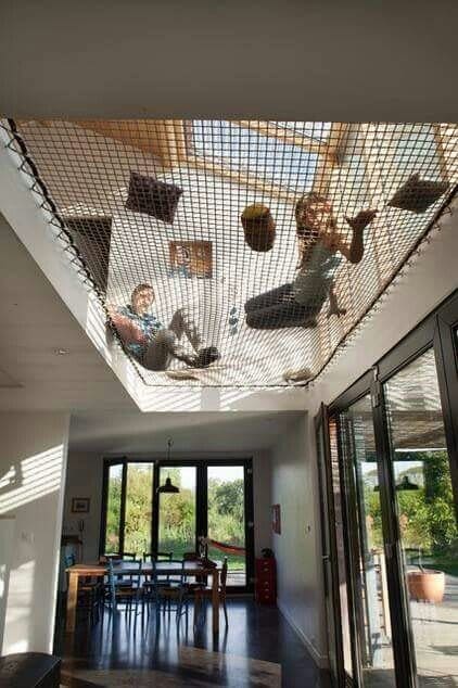 Mezzanine converted into a play area for kids