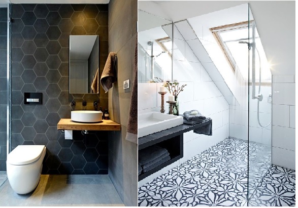 Bathroom Flooring and Dado Tile Ideas