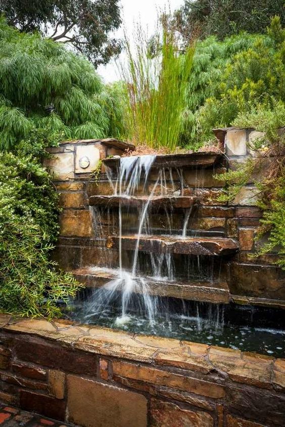 Cascade -Artificial Waterfalls inside House or Backyard